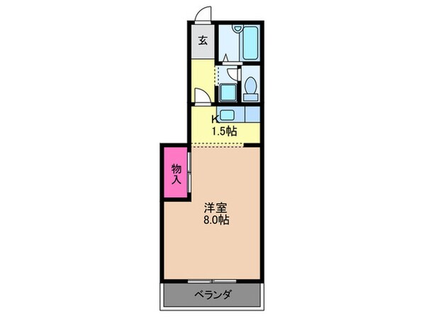 ヴィラカレラの物件間取画像